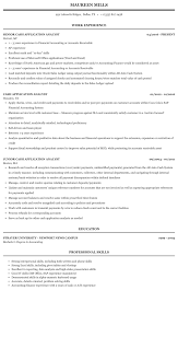 cash application analyst resume sample