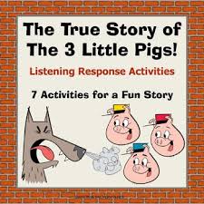 The True Story Of The Three Little Pigs Common Core Reading Writing Activities Common Core Reading Writing Activities Reading Writing