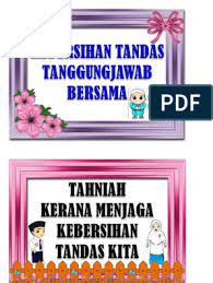 Kepentingan tandas bersih memastikan tandas yang bersih serta selesa digunakan mampu menggelakkan kita daripada jangkitan kuman dan bakteria.selain itu,kebersihan melambangkan keperibadian diri kita. Sticker Dlm Tandas