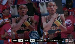 The fans had grown emotionally disconnected from the hawks, says peter sorckoff, the hawks' senior vp of marketing. Bleacher Report Ar Twitter Atlanta Hawks Fans Taunt The Pacers With Reggie Miller Choke Signs Http T Co Lmhutn3pyw