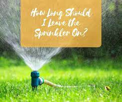 This increases the issue mentioned above with getting stuck and spinning out. How Long Should I Leave The Sprinkler On Sumo Gardener