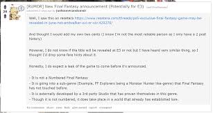 4,835 likes · 8 talking about this. Rumor Square Enix Developing New Dark Souls Style Final Fantasy Game With Koei Tecmo S Team Ninja