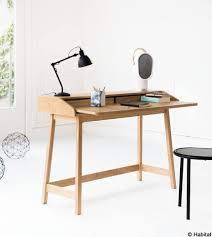 Find the perfect home office furnishings at hayneedle, where you can buy online while you explore our room designs and curated looks for tips, ideas & inspiration to help you along the way. Bureau Simple En Bois Oak Desk Furniture Habitat Desk