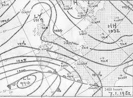 7th 11th January 1982 Uk Severe Frost Synoptic Charts