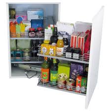Use them to find your tools, dishes and food faster, and discover that you have keep dish towels and oven mitts within easy reach yet out of sight with a cabinet door organizer. Kessebohmer Rh Magic Corner Cabinet Storage 900 1000mm Departments Diy At B Q Corner Storage Cabinet Storage Cabinets Corner Cabinet