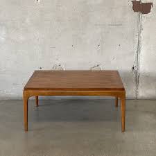 Vintage walnut enamel inlaid round coffee table rare mid century danish modern. Mid Century Lane Coffee Table