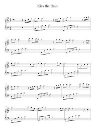 Yiruma itself is the stage name of lee ru ma. Kiss The Rain Yiruma Easy Sheet Music For Piano Solo Musescore Com