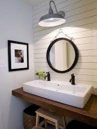 Discount Barn Lighting From Barn Light Electric Serves As A Bathroom Vanity Light Our Discount Rlm W Modern Farmhouse Bathroom Stylish Bathroom House Bathroom