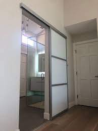 A single door, double door, sliding door, or folding door can become an elegant door. Interior Glass Sliding Doors The Sliding Door Company Sliding Bathroom Doors Sliding Doors Interior Sliding Doors