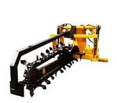Farmland Chain Trencher Mounted Onto The Excavator