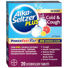 Alka seltzer plus night and ibuprofen. Alka Seltzer Plus Severe Cold Cough Powerfast Fizz Citrus Effervescent Tablets Walgreens