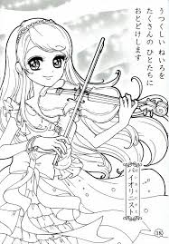 Japan Cb Bride Fairy Coloring Book Coloring Pages Cute Coloring Pages A princess stands in a tower watching the world below in this pretty colouring page.