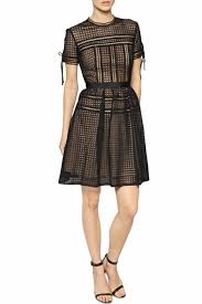 Black Aurelia Dress Self Portrait Dresses Sarah Jessica Parker Style Dresses For Work