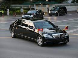 Taxer mercedes benz usa serait cataclysmique. Kim Jong Un Leaves Summit In Mercedes S600 Limo