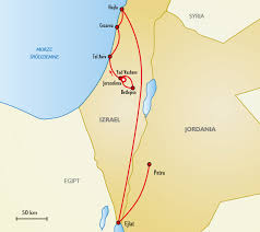 Mapa hoteli w obszarze izraelu: Izrael I Jordania Izrael Vylety Recenze Itaka