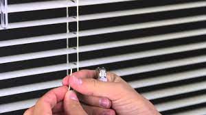 Next, you need to thread the rest of the blind string through the headrail so it can become the pull cord. How To Restring A Mini Blind Youtube