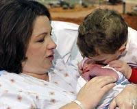 Embryo saved from flood now a boy named Noah