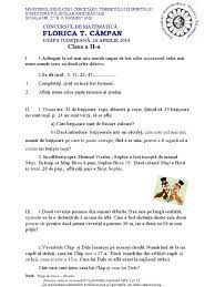 Adriana paduraru, ionel nechifor, liviu stefan. Subiect Cls2 Florica T Campan