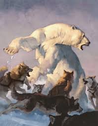 Greg Manchess Polar Bear Attack From Nanuk Click Through The Large Version For A Full Screen View With A Black Background In Firefox Set Your Computer