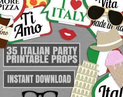 Italy themed party decorations to incorporate on your next special. Italian Theme Party Etsy