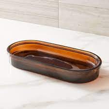 Glass bathroom accessories australia fires. Buy Online Apothecary Glass Bath Accessories Amber Brown Now West Elm Uae