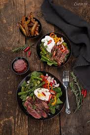 Steak Salat Bowl Mit Ofenpommes Rezept Superfood Rezepte Gesunde Rezepte