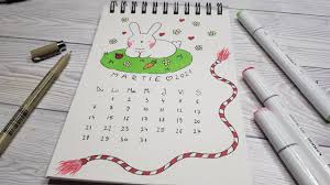 See more ideas about creion, desene artistice, desen. Desen De 1 Martie Calendar Diy Desenez Iepuras Martisor Youtube