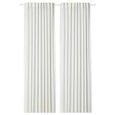 Ritva Curtains With Tie Backs 1 Pair White Ikea In 2020 Curtain Rods Ikea Curtains Curtains