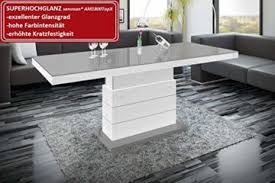 Finden sie ihre einrichtung, von schlafzimmer bis wohnzimmer. Design Couchtisch Matera Lux H 333 Grau Weiss Hochglanz Hohenverstellbar Ausziehbar Wohnzimmertisch Holz Com