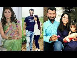 Cheteshwar pujara showed all of his trademark defiance in posting 56 from 211 balls before being trapped in front cheteshwar pujara lifestyle 2021, wife, records, cars, family, career, income. Cheteshwar Pujara Wife Puja Pabari Cheteshwar Pujara Wife Puja Pabari Wife Of Cheteshwar Pujara Youtube