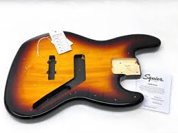 Genuine Fender Squier Jazz J BASS BODY 3 Tone Sunburst Guitar Affinity 3TS