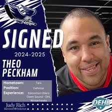 Third time's a charm, amirite? Welcome back, Theo Peckham!