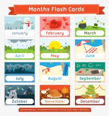 Png file svg file eps file cdr file. Months Of The Year Flashcards Printable Pdf Hd Png Download Kindpng