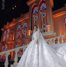 صور زفاف أسطوري لابن وزير لبناني على فتاة سورية 3 فساتين زفاف في ليلة من ألف ليلة دنيا pretty wedding dresses long gown for wedding mexico wedding dress