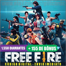 Free fire codigos updated their profile picture. Garena Free Fire 1 550 Diamantes 155 De Bonus No Elo7 Gift Cards Br Cartao Presente 1376c33