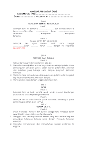 Pembentukan kelompok kelompok terbentuk karena adanya komunikasi. Doc Contoh Adart Kelompok Tani Doedy Tafajani Academia Edu