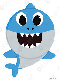 Tutorial de dibujo de un tiburon para niños. Un Vector De Tiburon Bebe Azul O Ilustracion Vector De Stock Crushpixel