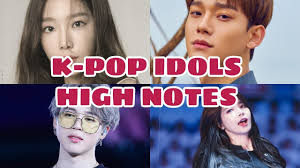 Kpop Idols High Notes In Live Performances Youtube