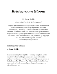 Bridegroom Gloom