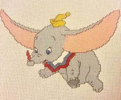 Design sizes are approximately 25w x 100h stitches. Dumbo Cross Stitch By Tianna J Cross Stitch Cross Stitch Patterns Cross Stitching
