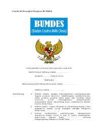 Selain itu kami coba juga membagikan. Contoh Sk Perangkat Pengurus Bumdes Pdf