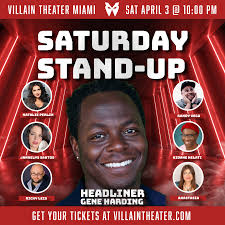 Stand-Up Comedy Show with Gene Harding — Villain Theater