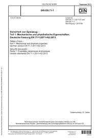Text în vigoare începând cu data de 11 septembrie 2014 realizator: Die Din Normen Fur Spielzeugsicherheit