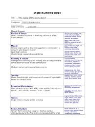 Alternatively use the factsheet for revision and the worksheets as informal tests. Engaged Listening Worksheet Sample Harmony Rhythm