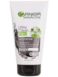 Charcoal 3 In 1 Face Wash Face Scrub And Mask Garnier Skinactive Garnier Skin Active Face Wash Garnier Skin Care