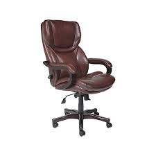 Serta Executive Big And Tall Bonded Leather Office Chair Brown At Staples Big Office Chairs Office Chair Desk Chair