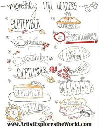 Looking for bullet journal pinterest fonts? 18 September And Fall Bullet Journal Ideas Bullet Journal September Bullet Journal Inspiration Bullet Journal Doodles