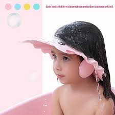 Limited time sale easy return. Children Waterproof Cap Safe Baby Shower Cap Kids Bath Visor Hat Adjustable Baby Shower Cap Protect Eyes And Hair Shampoo Cap Aliexpress