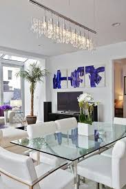 Marie Burgos Design Via Houzz Modern Glass Dining Table Apartment Dining Room Contemporary Dining Room