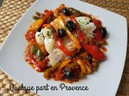Pave De Cabillaud Sur Lit De Poivrons Tricolores Dos De Cabillaud Pomme De Terre Au Four Recettes De Cuisine
